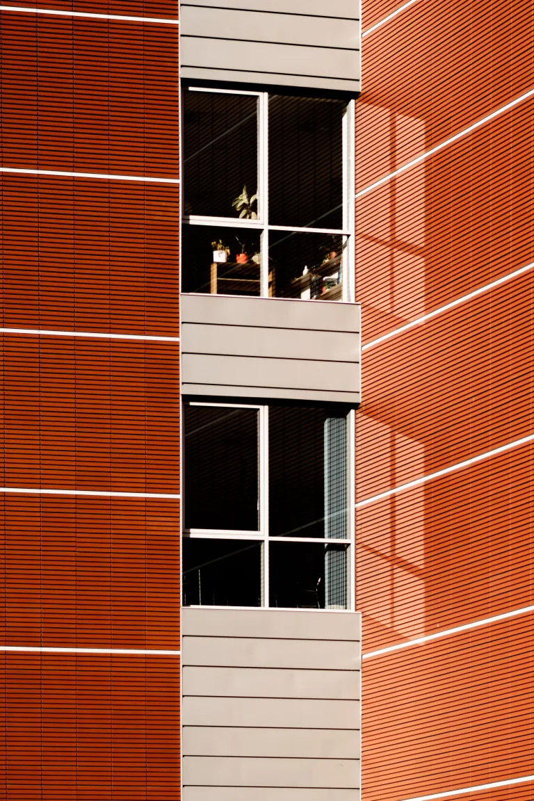Close architectural view of a modern window